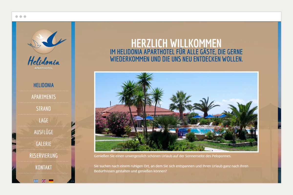 Projektansicht: Helidonia Aparthotel, Greece